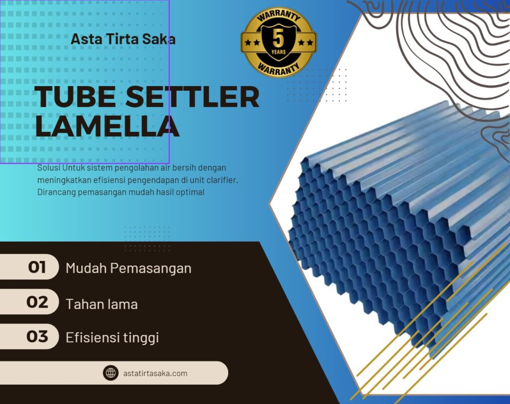 tube settler lamella