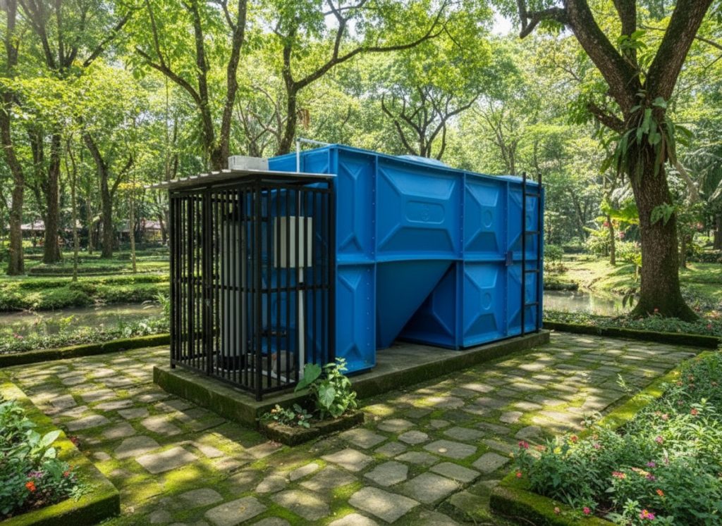 cara kerja fungsi IPAL MBG dalam pengolahan limbah dapur MBG