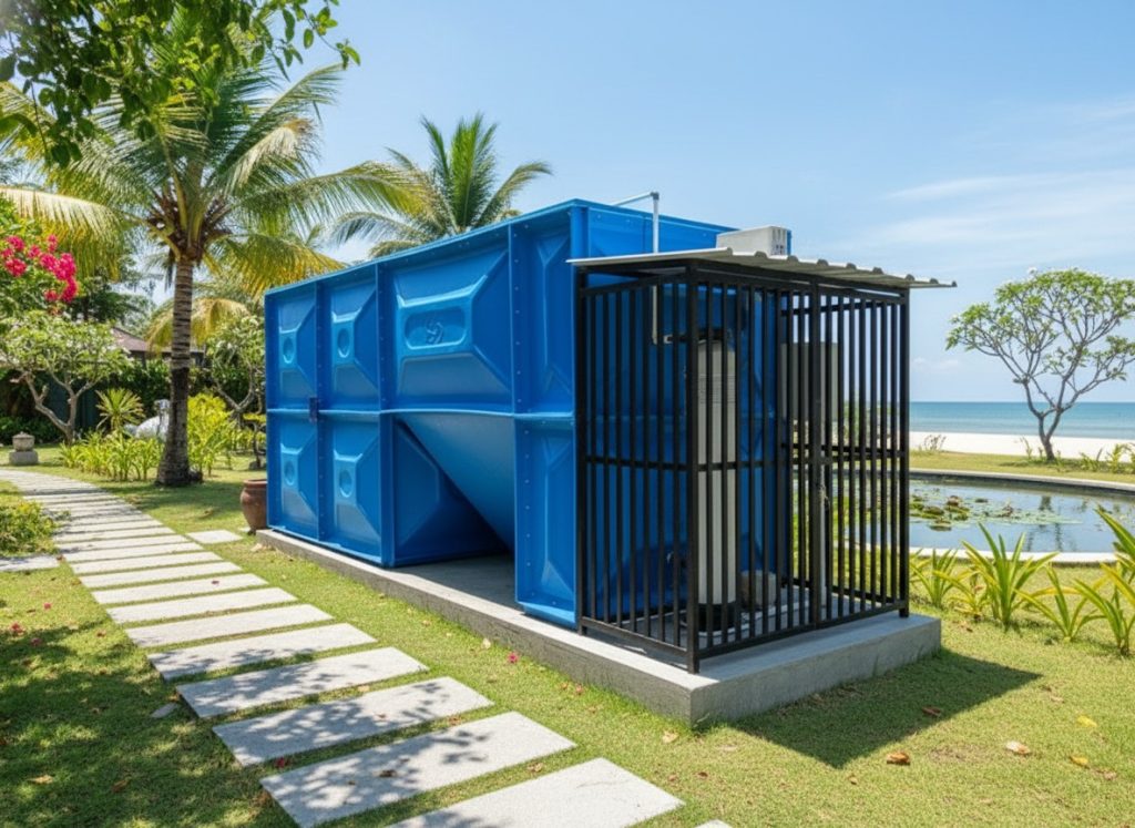 Instalasi IPAL makan bergizi gratis untuk pengolahan limbah dapur program gizi