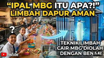 ipal mbg 2000 porsi sistem pengolahan limbah dapur program makan bergizi kapasitas besar