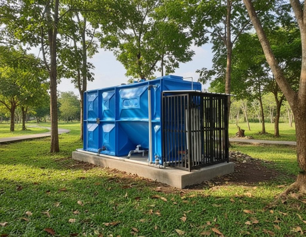 sistem IPAL MBG ekonomis untuk pengolahan limbah dapur skala besar