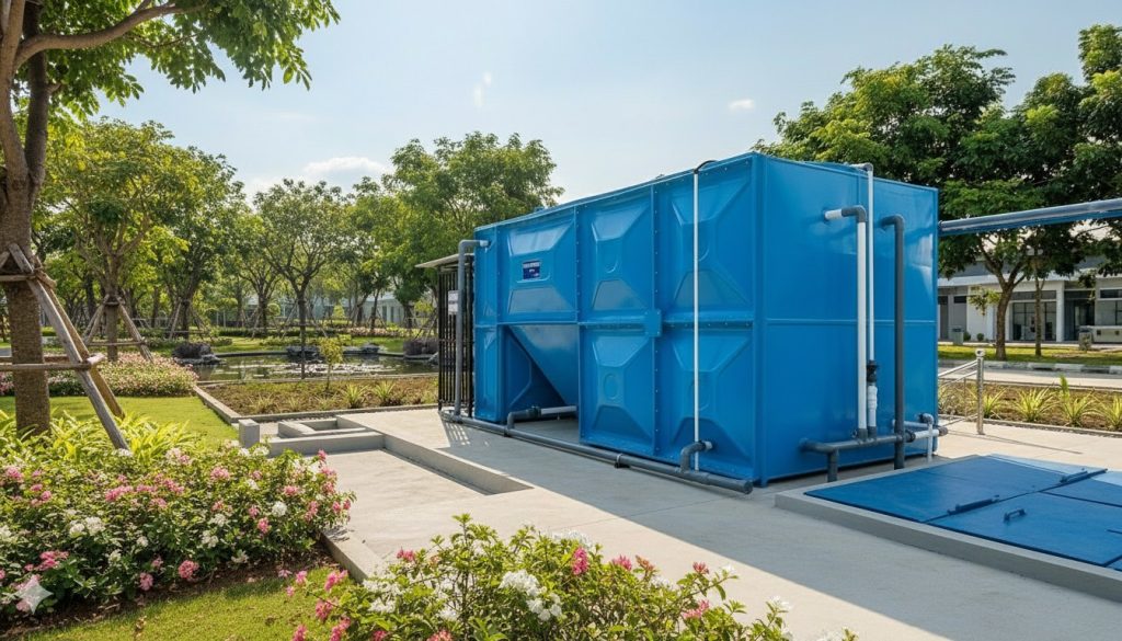 Sistem IPAL MBG hemat biaya untuk pengolahan limbah dapur modern skala besar