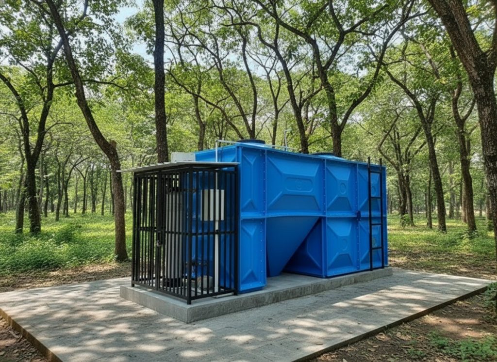 IPAL MBG inovatif sebagai sistem pengolahan limbah dapur modern yang efisien dan ramah lingkungan