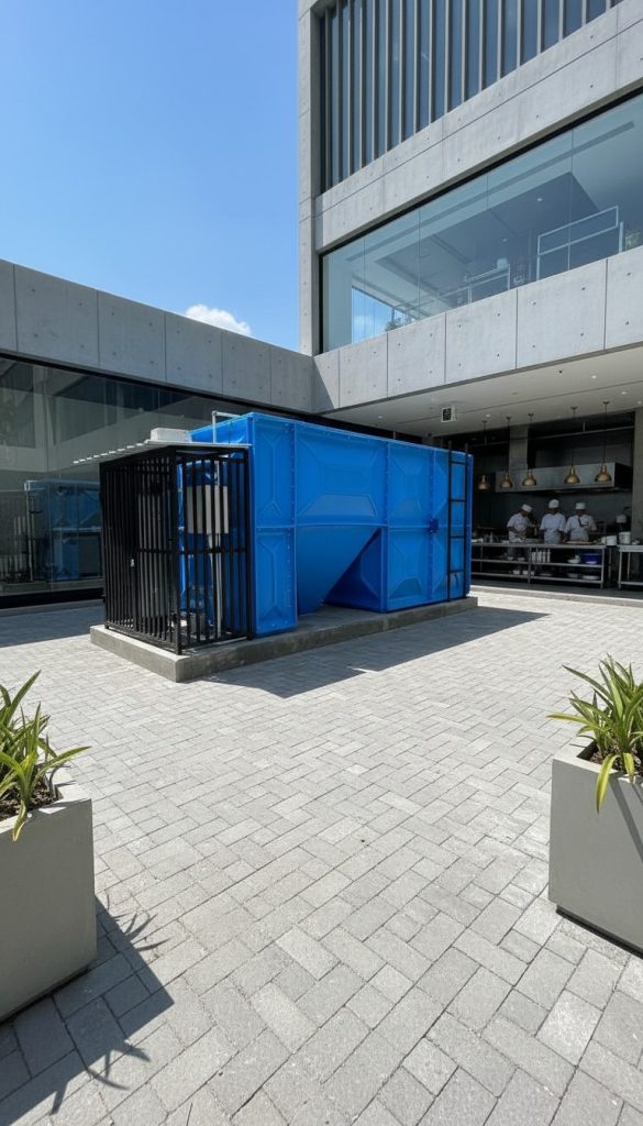 sistem ipal mbg untuk pengolahan limbah dapur makan bergizi