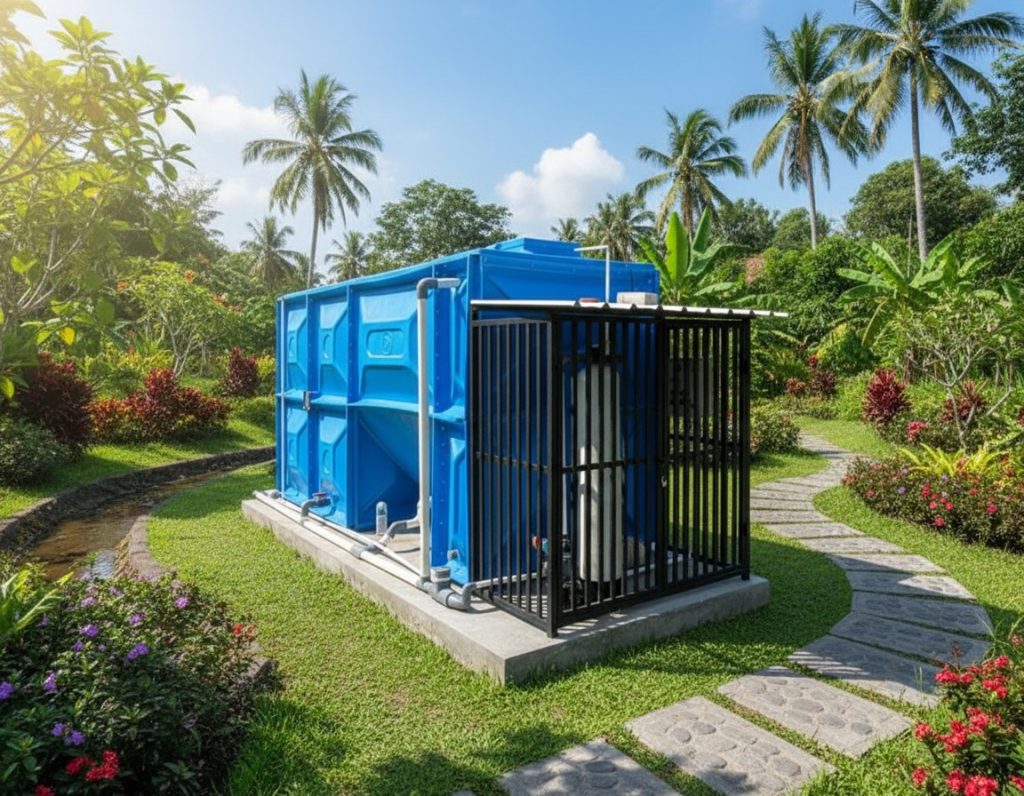 teknologi ipal mbg untuk pengolahan limbah dapur skala besar dengan sistem bertahap